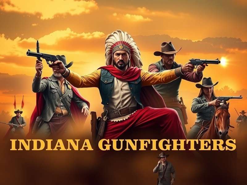 Indian Gunfighters Action Game Indian Gunfighters Game Banner